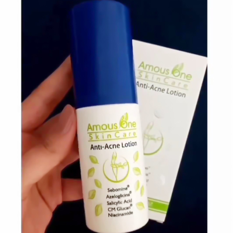 لوسیون ضد جوش آموس وان مدل Sebomine حجم 75 میلی لیتر