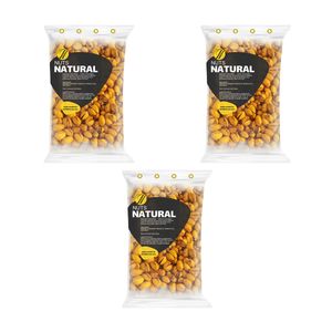 پسته شور اکبری نچرال - 500 گرم بسته 3 عددی