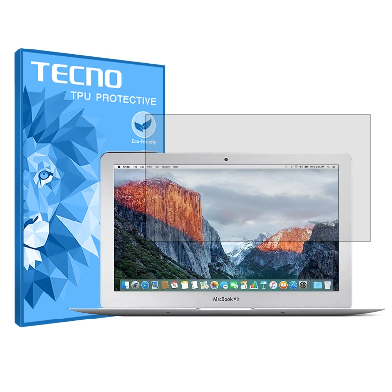 محافظ صفحه نمایش شفاف تکنو مدل Resistant مناسب برای لپ تاپ اپل Macbook air 11