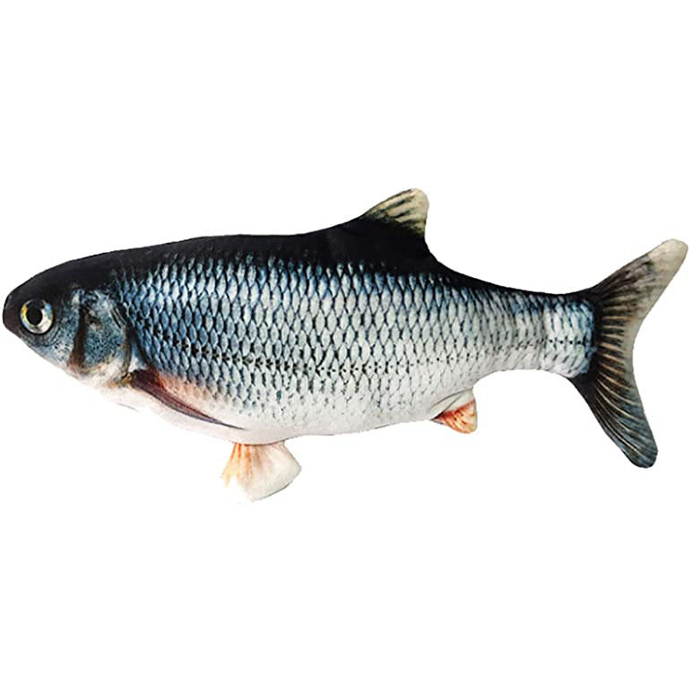 اسباب بازی گربه مدل ماهی Plush Fish Imitation 