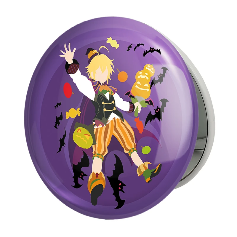 آینه جیبی خندالو طرح ملیوداس انیمه هفت گناه کبیره مدل تاشو کد 17539 