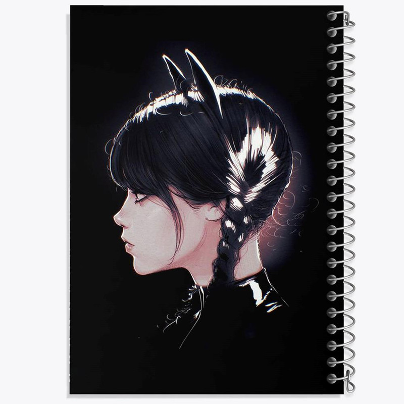 دفتر مشق 100 برگ خندالو طرح سریال ونزدی Wednesday کد 25300