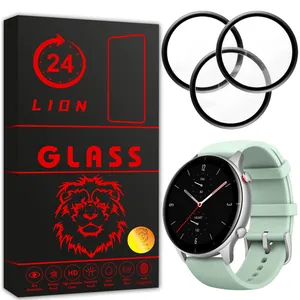 محافظ صفحه نمایش لاین مدل RT007 مناسب برای ساعت هوشمند شیائومی Amazfit GTR 2e بسته سه عددی