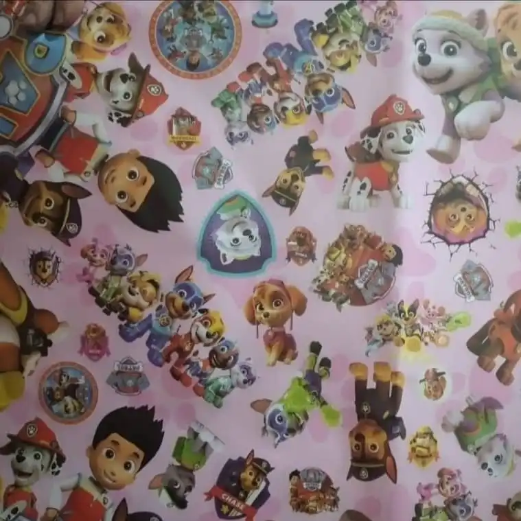 کاغذ کادو مدل سکهای نگهبان بسته 2 عددی