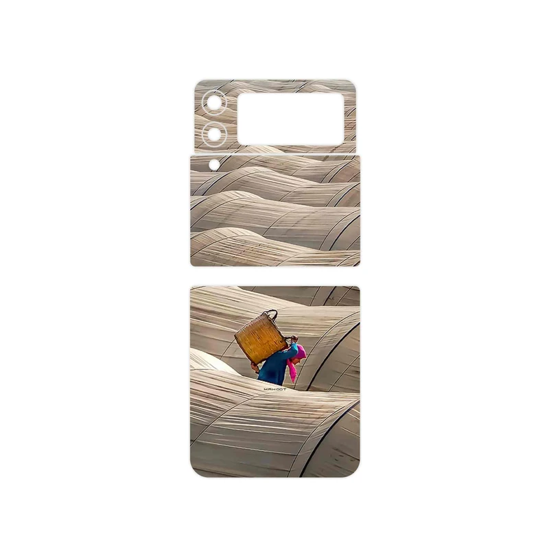 برچسب پوششی ماهوت مدل Strawberry Greenhouses مناسب برای گوشی موبایل سامسونگ Galaxy Z Flip3 5G