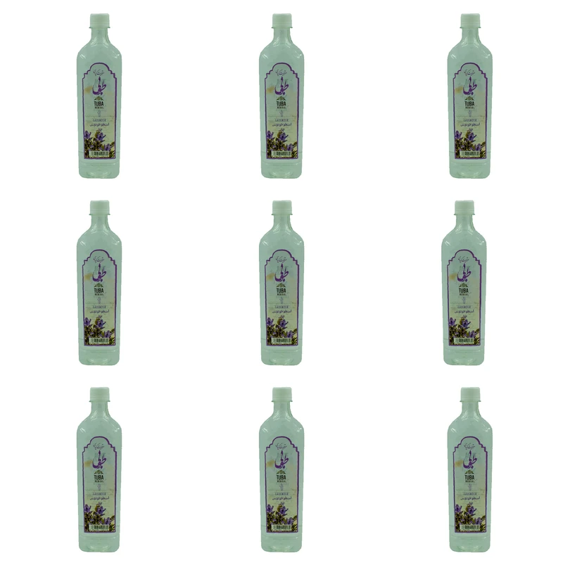 عرق اسطوخدوس گلاب طوبی - 1 لیتر بسته 9 عددی