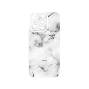 MAHOOT Blanco_Smoke_Marble Cover Sticker for Apple iPhone 15 Pro