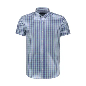 پیراهن آستین کوتاه مردانه کیکی رایکی مدل MBB20006-364