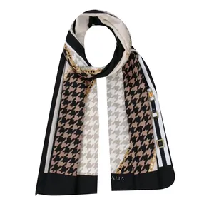 شال زنانه مدل موهر طرح زنجیری کد 2763