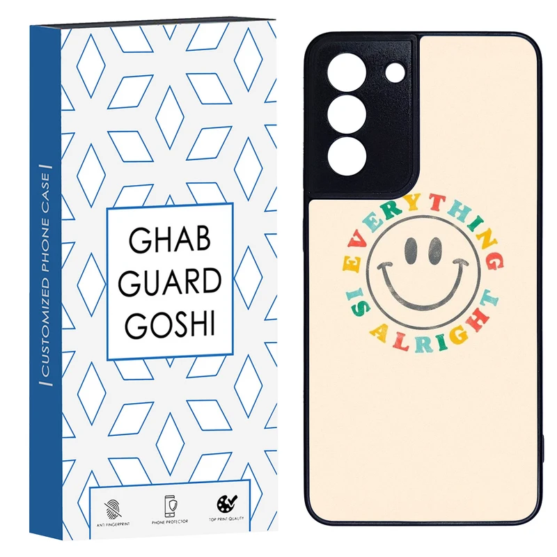 کاور قاب گارد گوشی طرح خوشحال کد TPU-247 مناسب برای گوشی موبایل سامسونگ Galaxy S21 fe
