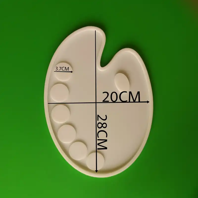 قالب رزین مدل پالت رنگ نقاشی