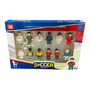 اکشن فیگور مدل فوتبالیست ها ارتفاع 4.5 سانتی متر کد 33106 مجموعه 12 عددی