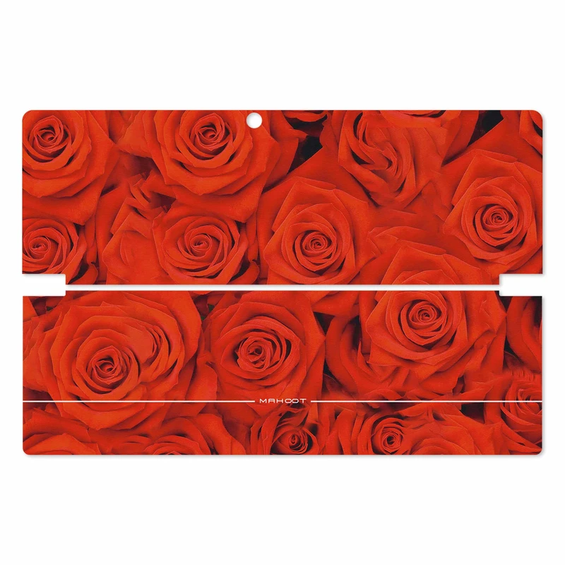 برچسب پوششی ماهوت مدل Red-Flower مناسب برای تبلت لنوو Miix 510 2016