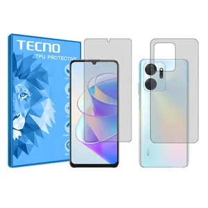 Matte techno screen protecto, HyMTT model suitable for the Honor X7a mobile phone along with the back protector