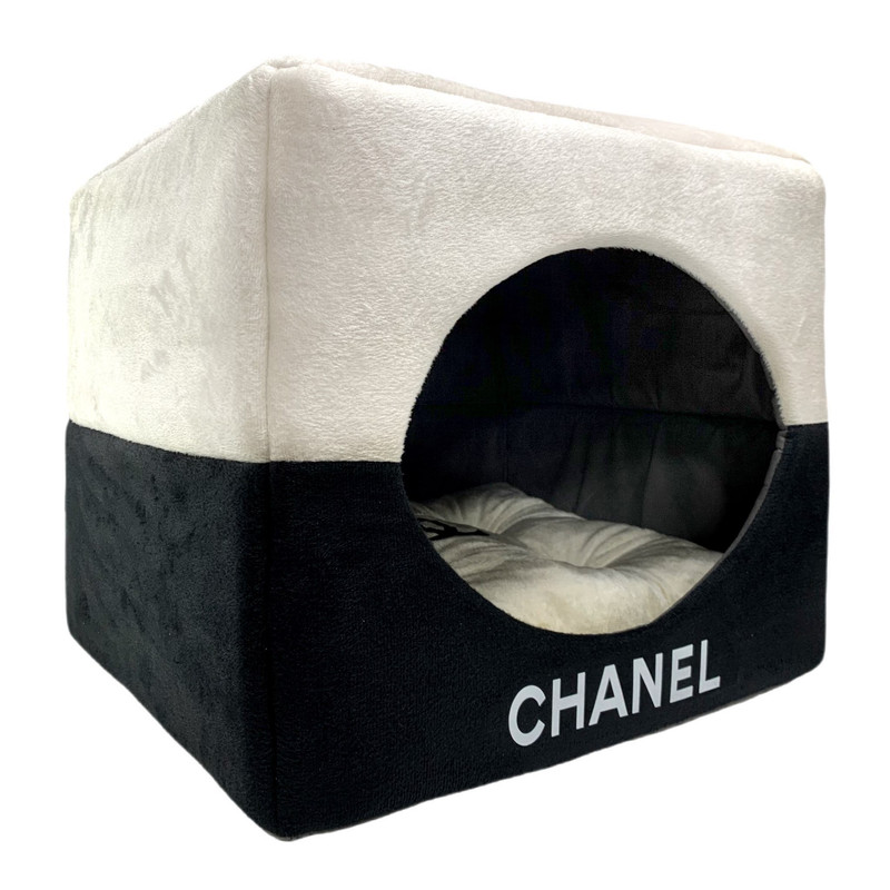 جای خواب سگ و گربه مدل کلبه طرح ch002