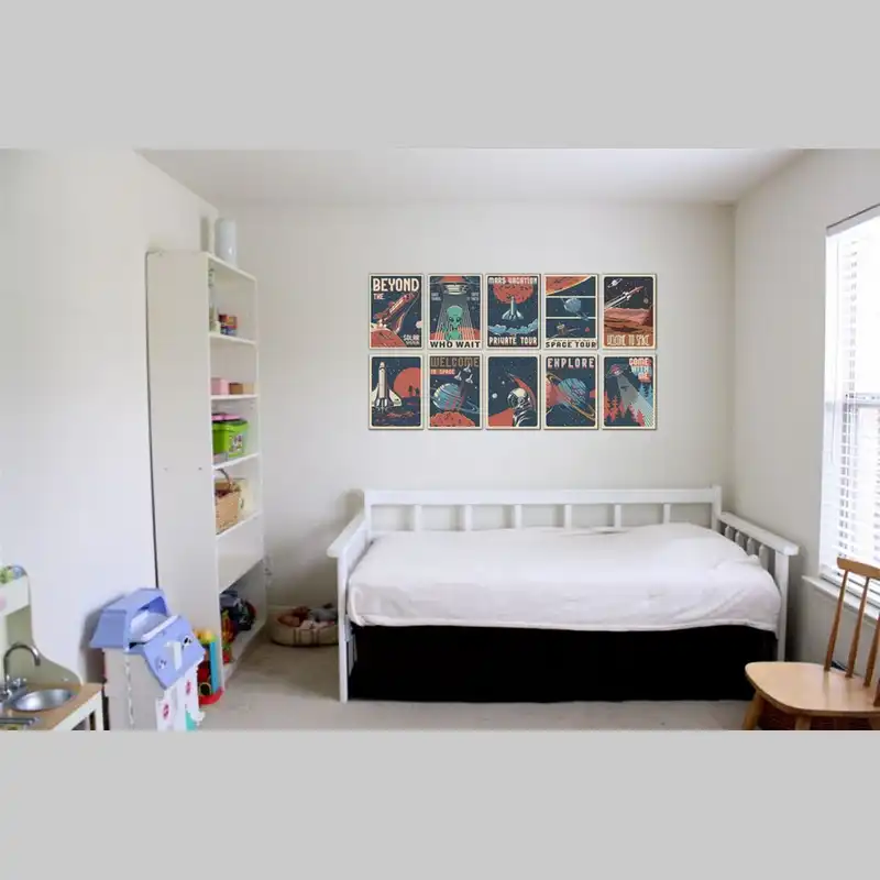 استیکر مدل ناسا و فضا کد KM-NASA3 مجموعه 10 عددی