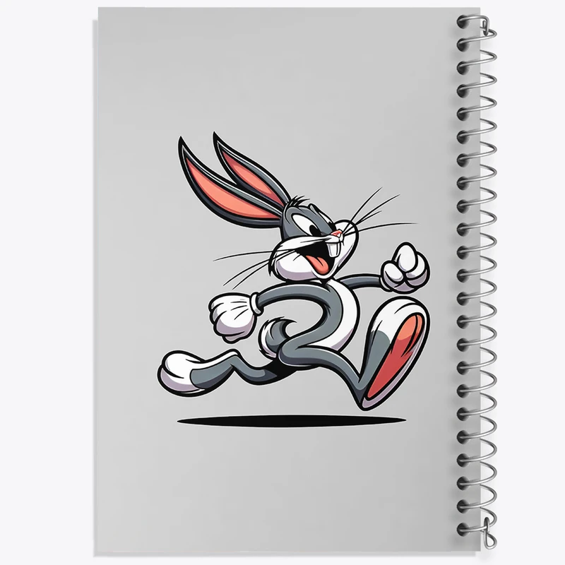 دفتر نقاشی 50 برگ خندالو طرح باگز بانی کد N5755