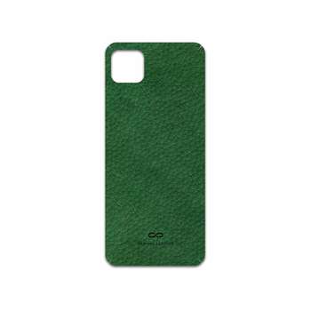 برچسب پوششی ماهوت مدل Green-Leather مناسب برای گوشی موبایل سامسونگ Galaxy A22 5G