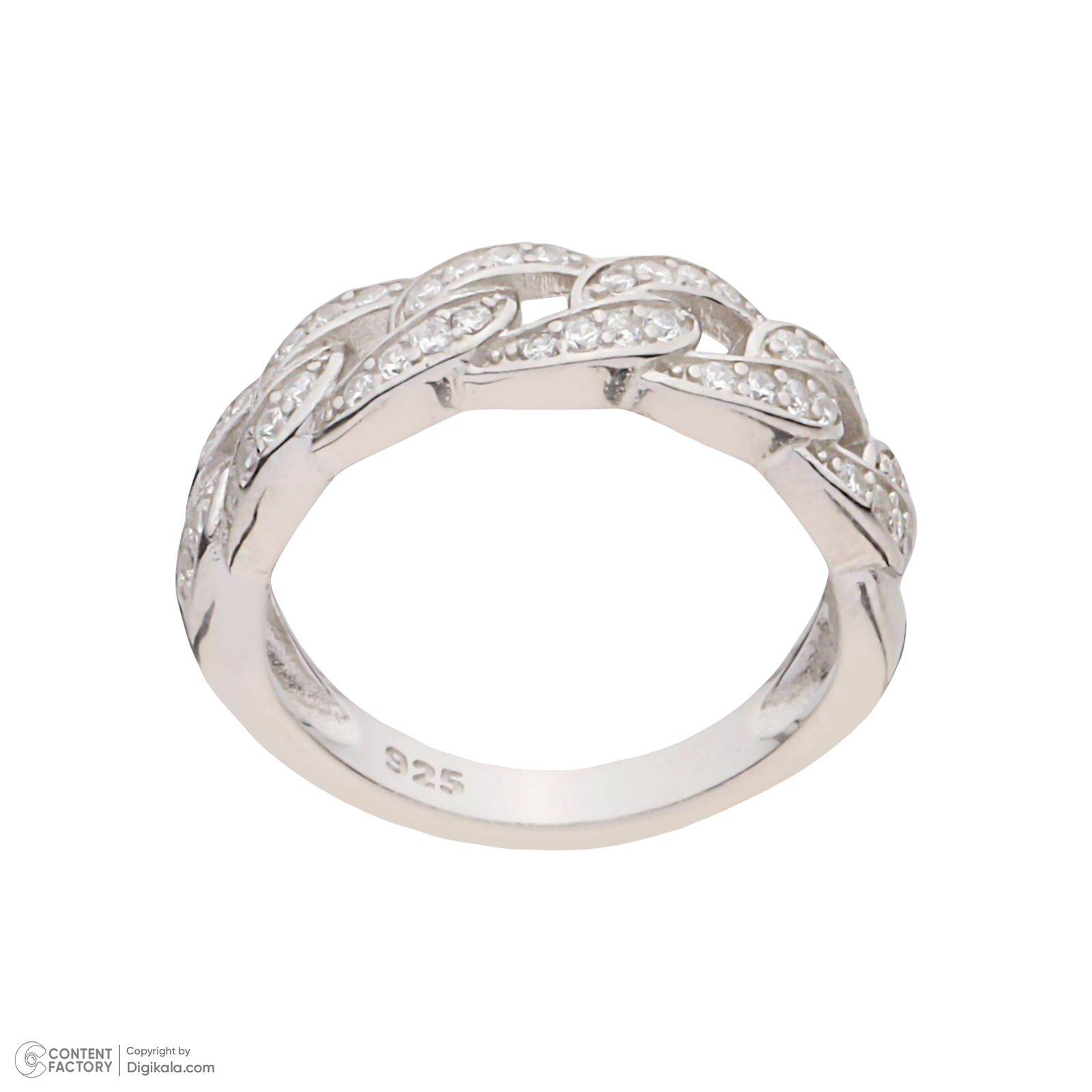 انگشتر نقره زنانه شهر جواهر مدل SJ-GR087 - - 2
