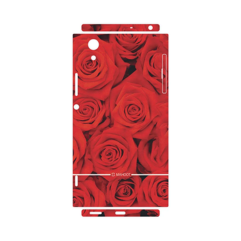 برچسب پوششی ماهوت مدل Red-Flower-FullSkin مناسب برای گوشی موبایل سونی Xperia XA1
