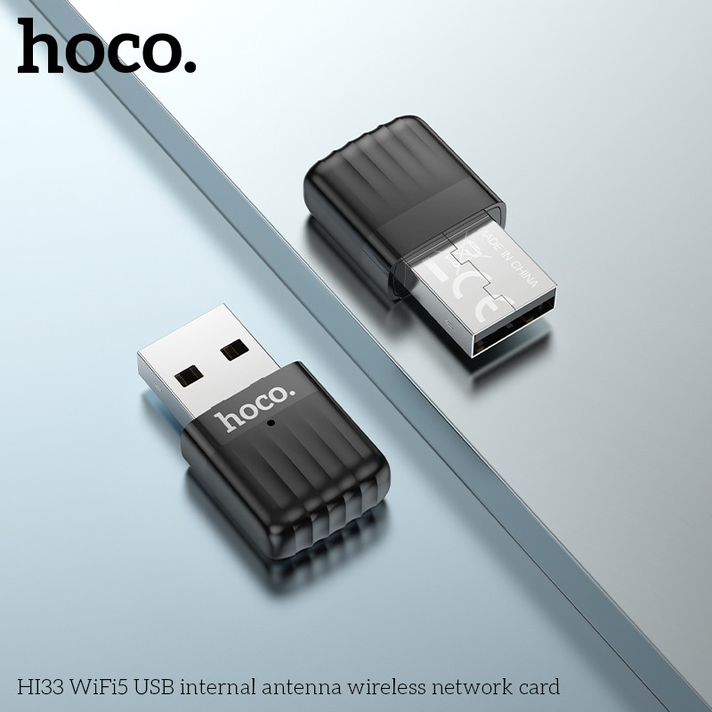 کارت شبکه USB بی سیم هوکو مدل HI33 WiFi5