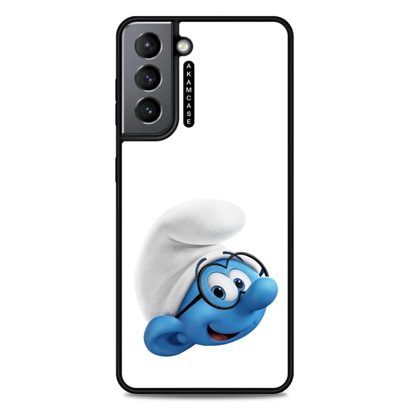 کاور آکام مدل AMC-WSGS21-SMURFS-16 مناسب برای گوشی موبایل سامسونگ Galaxy S21