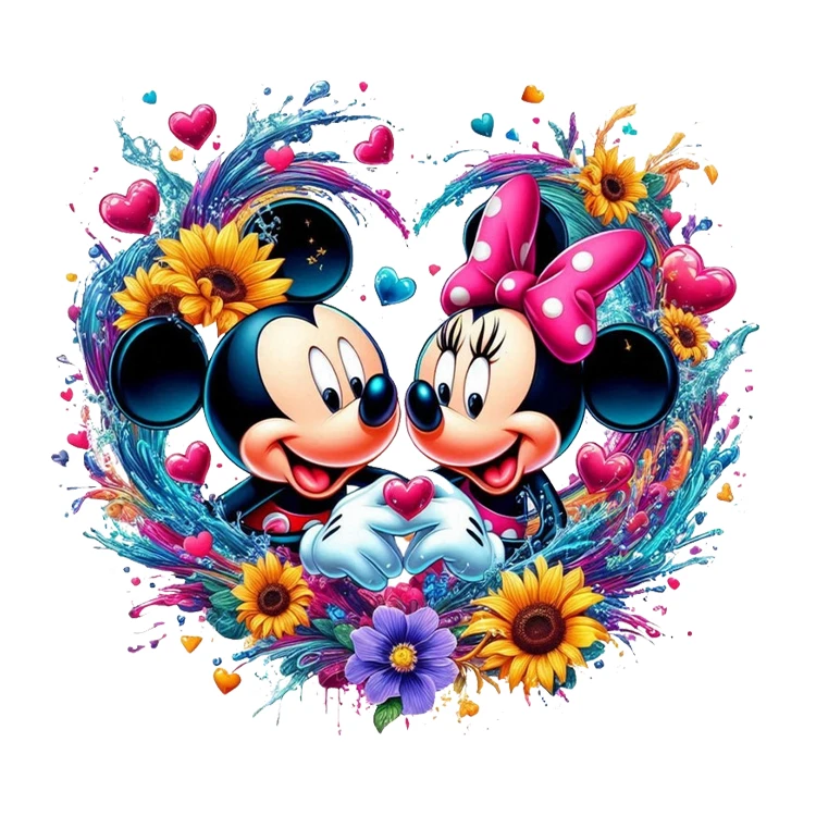 استیکر پارچه و لباس پاد آفرین مدل کارتونی میکی موس کد S2582