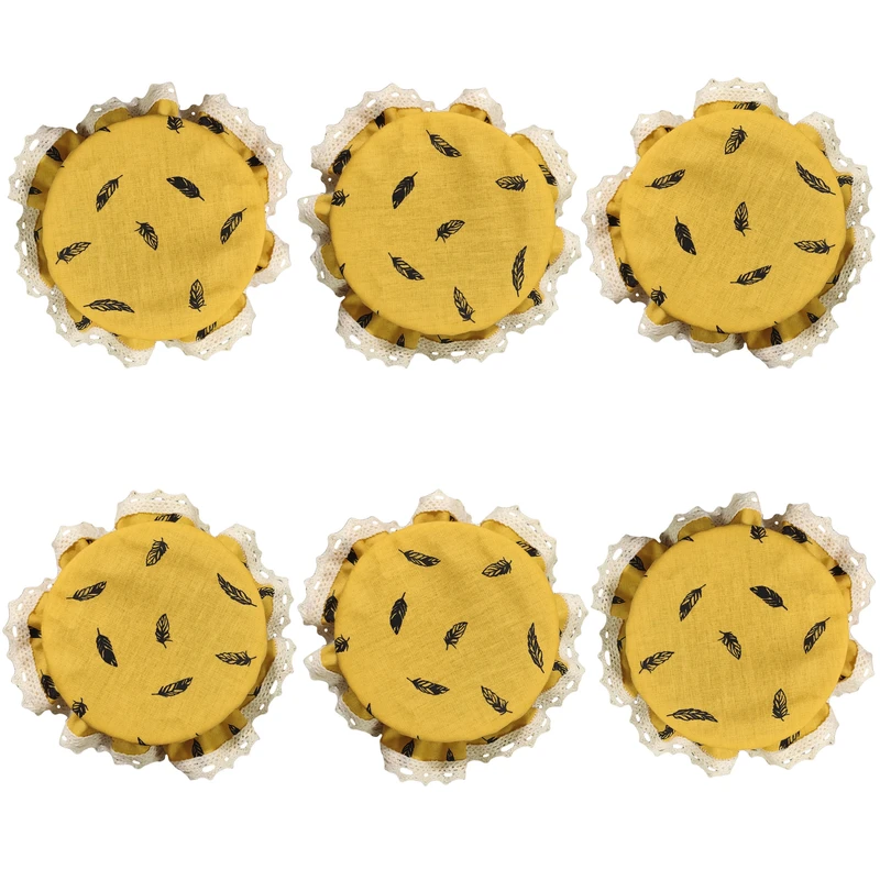   سر بطری و شیشه آشپزخانه 6 پارچه منسوجات خسروشاهی برتر طرح پر کد SSH24