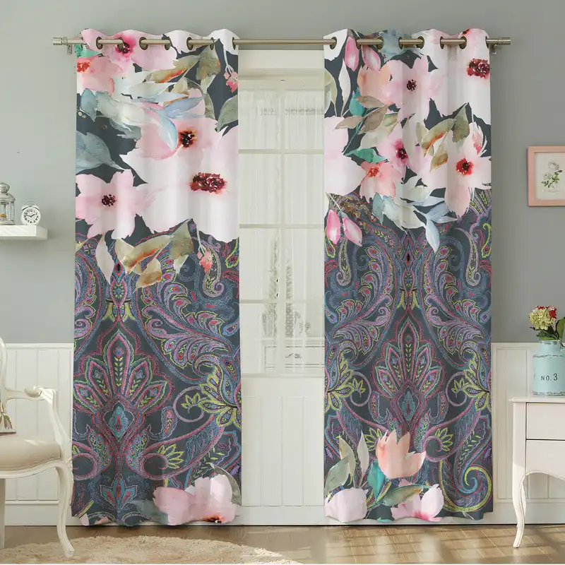 پرده نیروانا طرح مدرن مدل مخمل کد 4859 سایز 140×280 سانتی متر