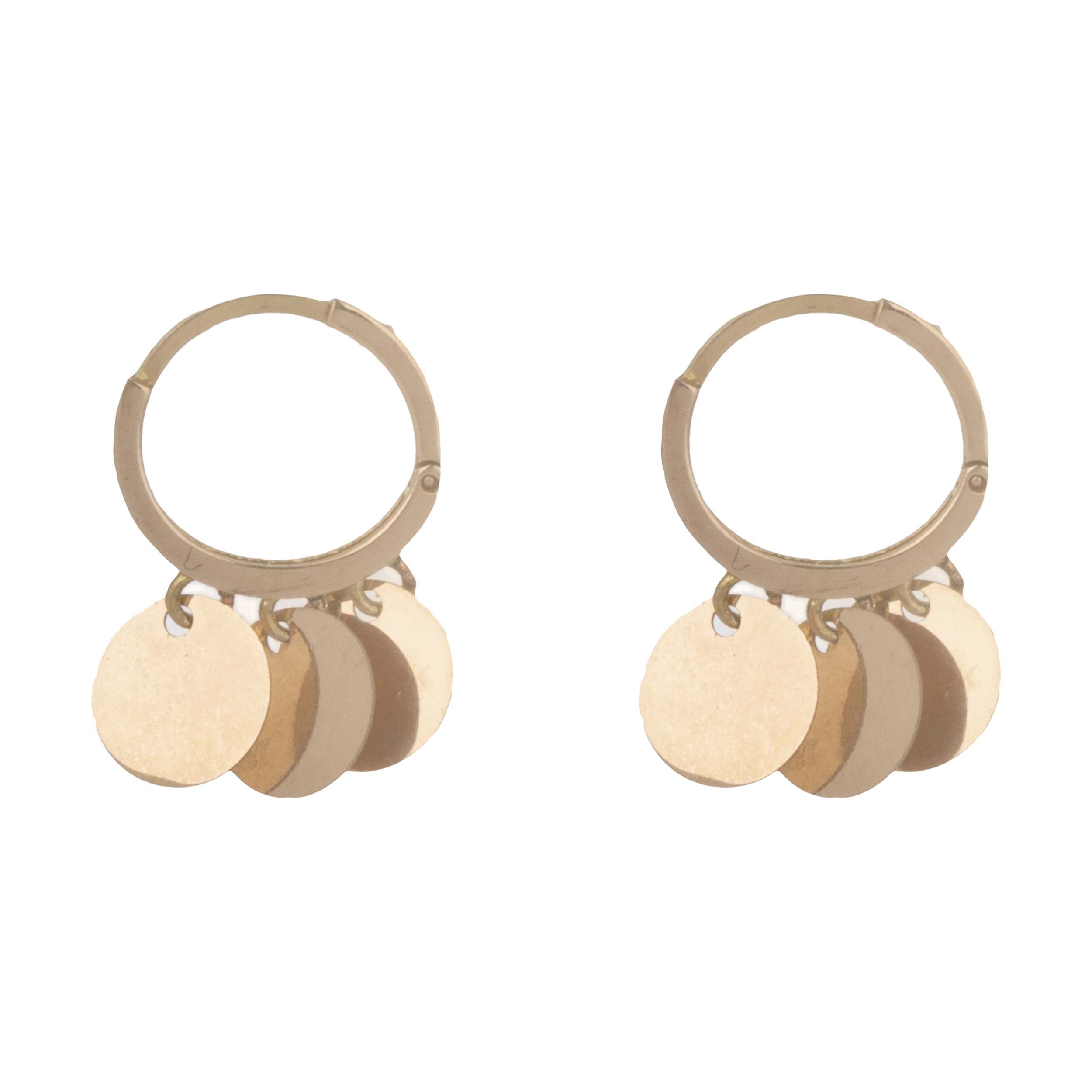 گوشواره طلا 18 عیار زنانه مدل AZ-19