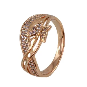 انگشتر زنانه ژوپینگ مدل پروانه کد R306