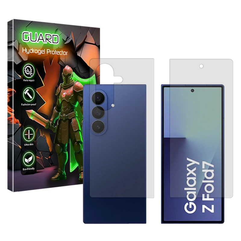 محافظ صفحه نمایش مات گارد مدل Tough مناسب برای گوشی موبایل سامسونگ Galaxy Z Fold7 به همراه محافظ پشت گوشی