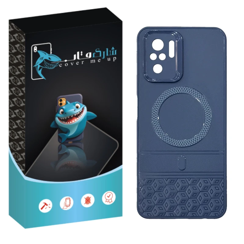کاور شارک قاب مدل تاس مناسب برای گوشی موبایل شیائومی Redmi Note 10 4G / Note 10s / Poco M5s