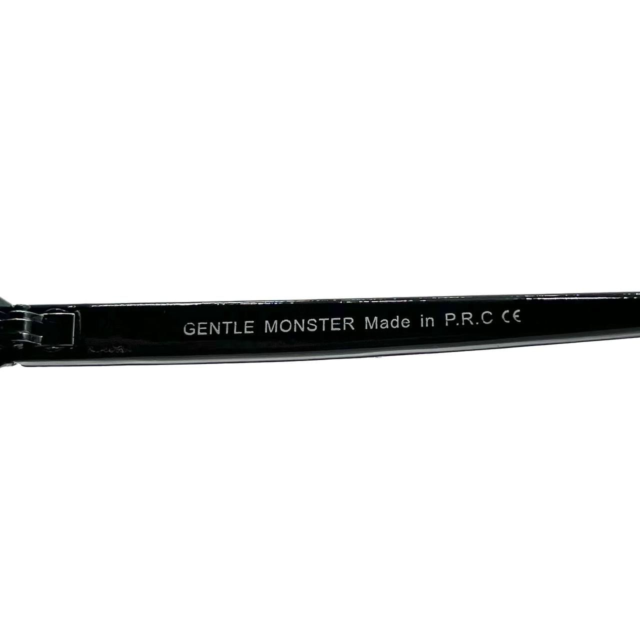 عینک آفتابی مدل گرد دسته کائوچو کد GNTL-PRC BLK -  - 2