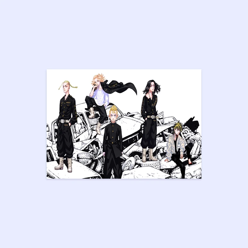 پوستر هومرو مدل فلزی طرح انیمه انتقام جویان توکیو کد PS1452