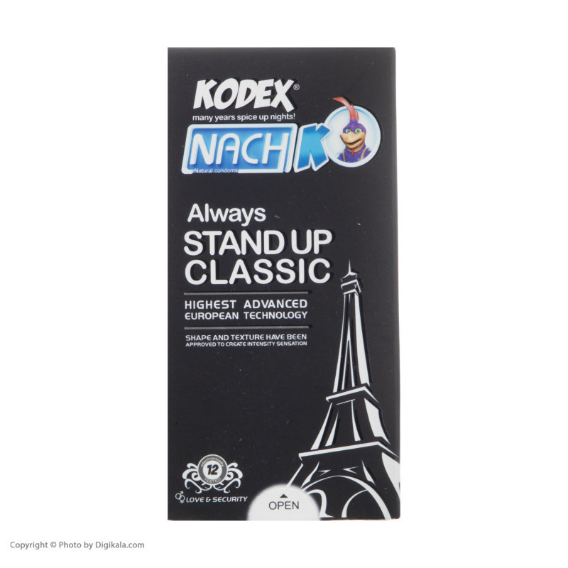کاندوم ناچ کدکس مدل TUSHKON مجموعه 4 عددی