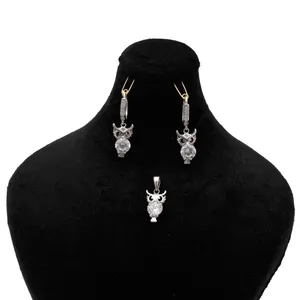 نیم ست نقره زنانه مدل GTA-519