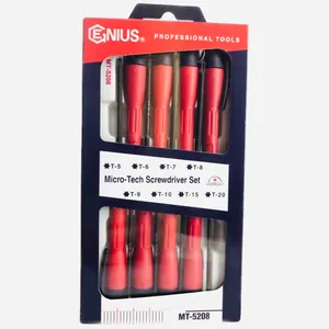 مجموعه 8 عددی پیچ گوشتی ستاره ای جنیوس تولز مدل MT-5208