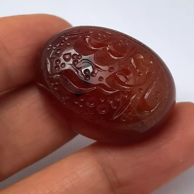 سنگ عقیق خطی  مدل 05 کد 59