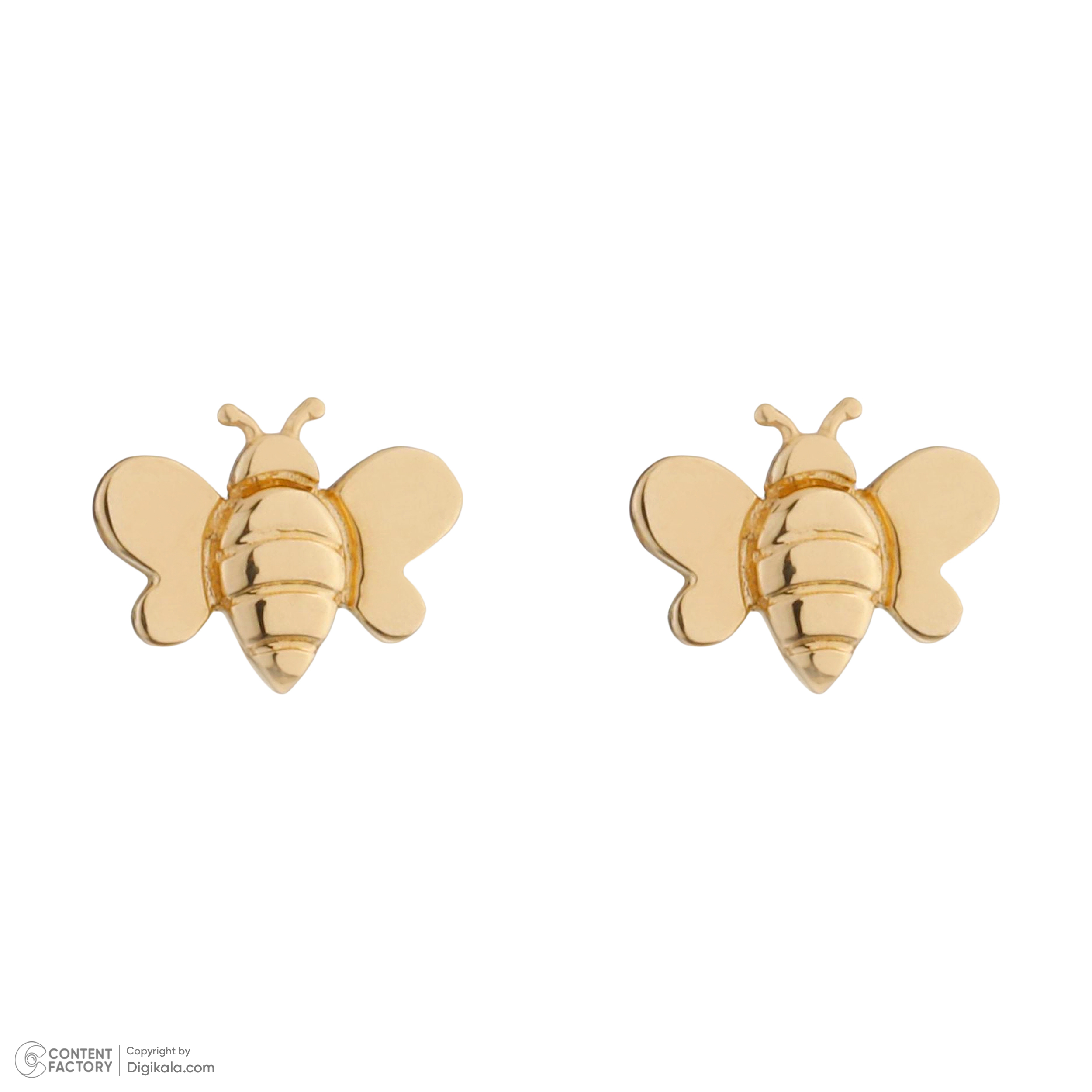 گوشواره طلا 18 عیار زنانه درریس مدل gs1534