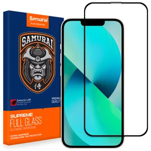 محافظ صفحه نمایش شیشه ای سامورایی مدل Glass Elite مناسب برای گوشی موبایل اپل iPhone 13