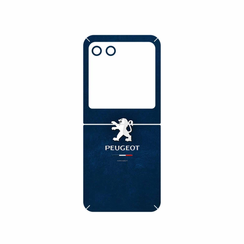 برچسب پوششی ماهوت مدل Peugeot_Logo مناسب برای گوشی موبایل موتورولا Razr 40 Ultra