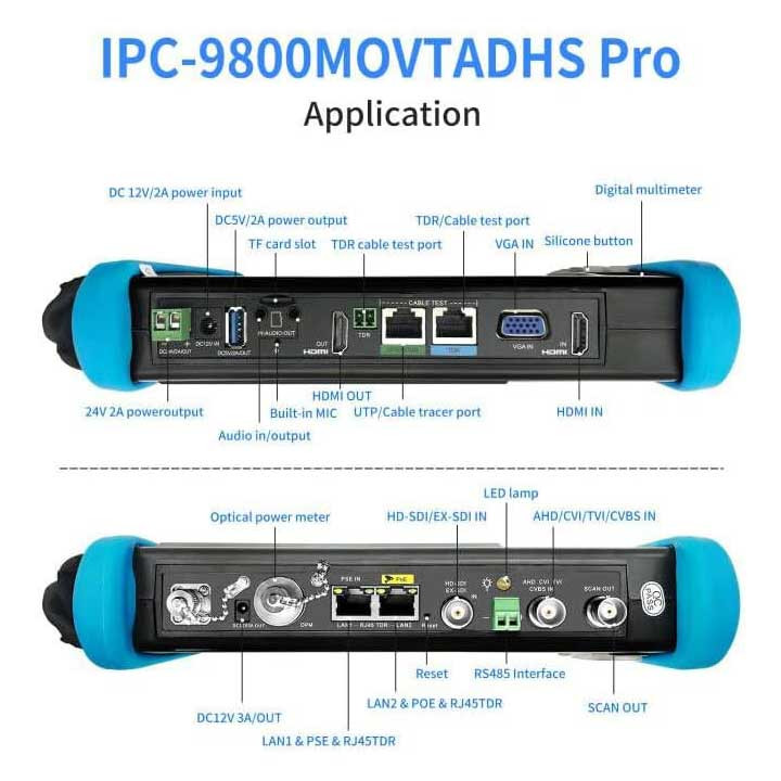 تستر دوربین مداربسته مدل NETPIL- IPC-9800 PRO