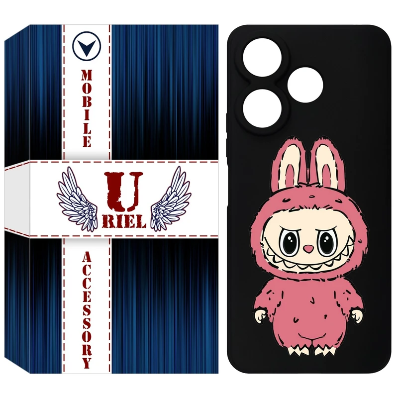 کاور یوریل قاب مدل KSH کد 149 طرح عروسک لبوبو مناسب برای گوشی موبایل شیائومی Redmi 13x / 13 4G / Poco M6 4G