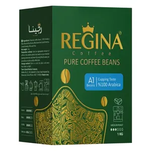 دانه قهوه عربیکا A1 رجینا - 1 کیلوگرم