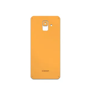 MAHOOT Matte-Orange Cover Sticker for SAmsung Galaxy A6 2018