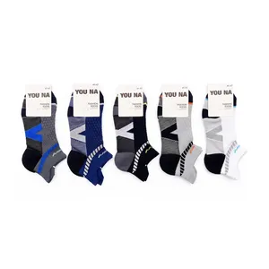 Men's Honeycomb Ankle Athletic Socks 5-Pack