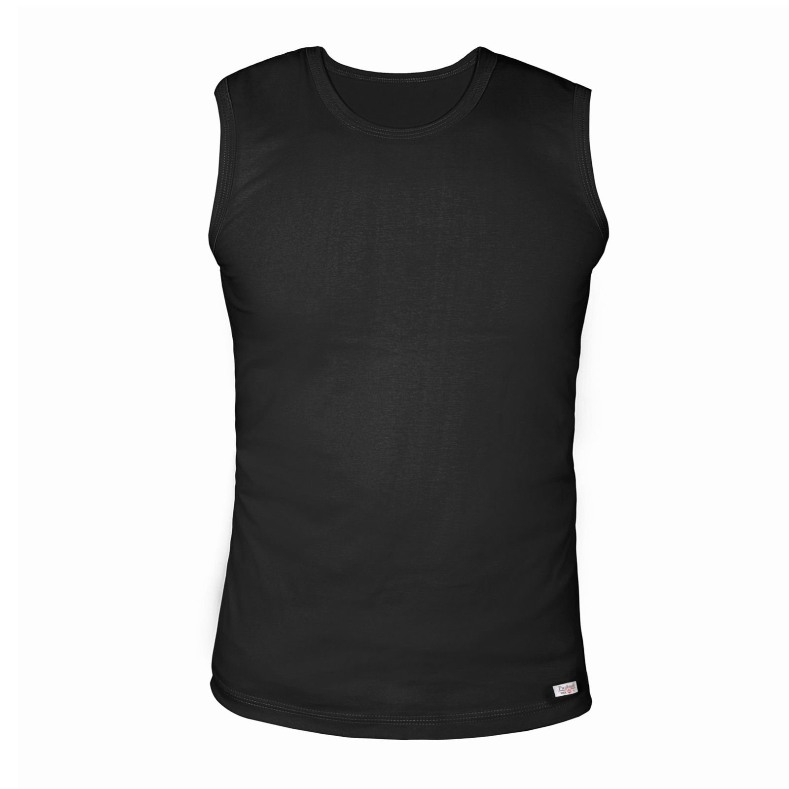 زیرپوش بدون آستین مردانه پنبینه مدل نخ پنبه خالص صادراتی مجموعه 3 عددی - - 3