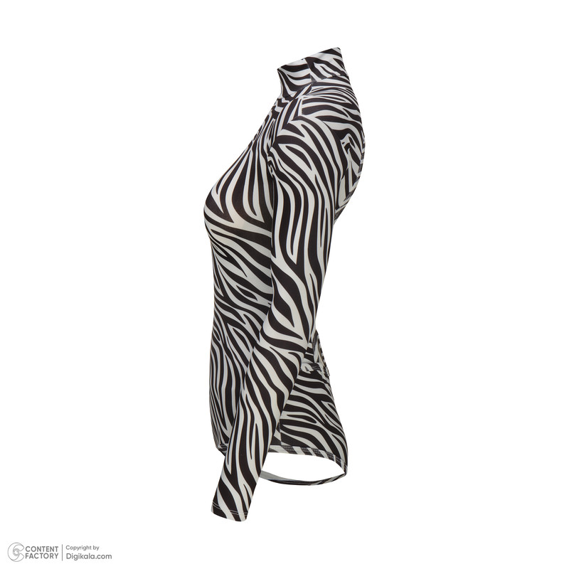 بادی آستین بلند زنانه پپا مدل Zebra