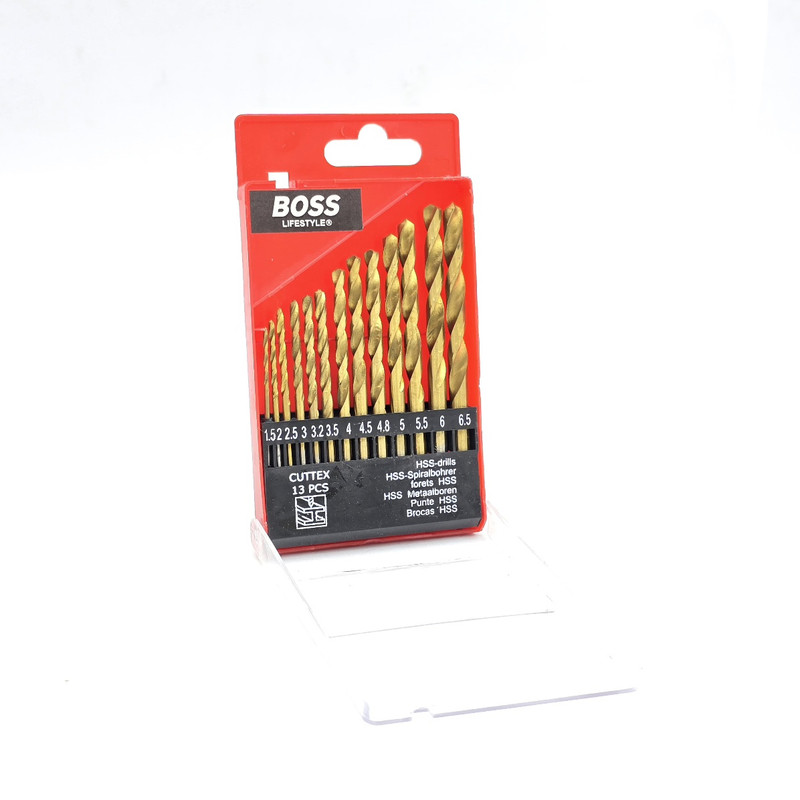 مته باس مدلCUTTEX-13PCSمخصوص چوب و فلز مجموعه13عددی